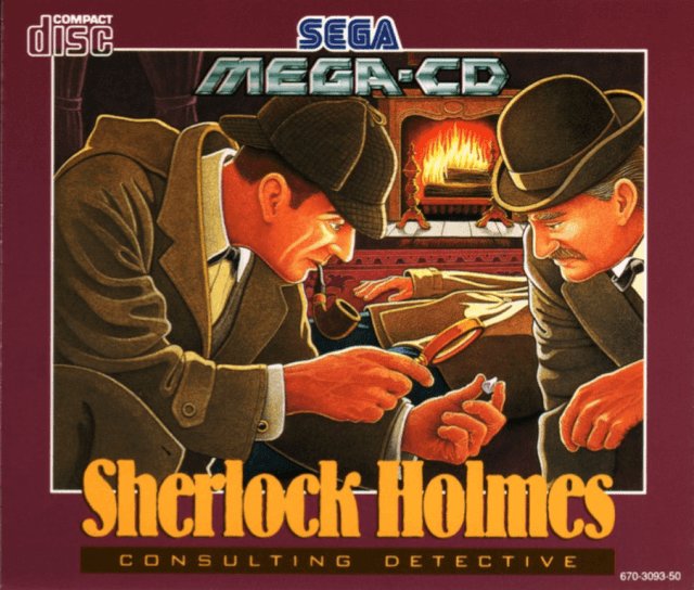 Sherlock Holmes Volume II box art for Sega CD